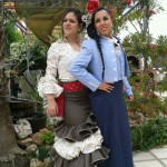 chicas flamencas posando